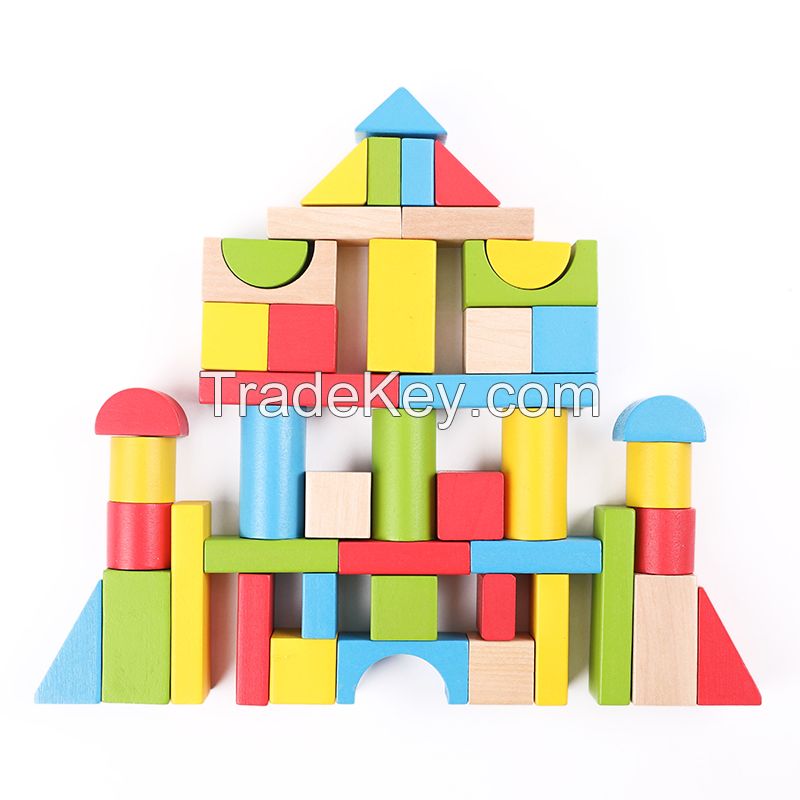 WOODEN BLOCKS OF 75 PCS