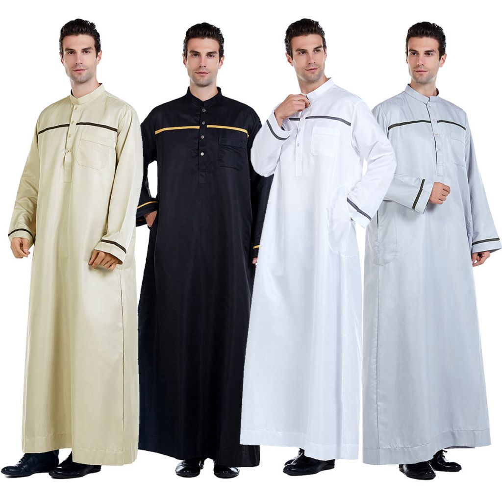 Islamic Arabic Thobes Men's Thobes Arabia Thobe Al Faizan Azhari Jubba Islamic Clothing