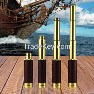 25X30 Untique Brass Pirate Spyglass Hand held Telescopes