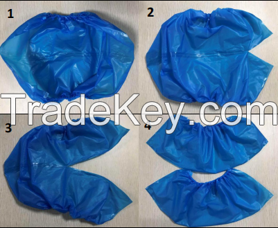 Hubei Disposable PE shoe cover cheap plastic overshoes