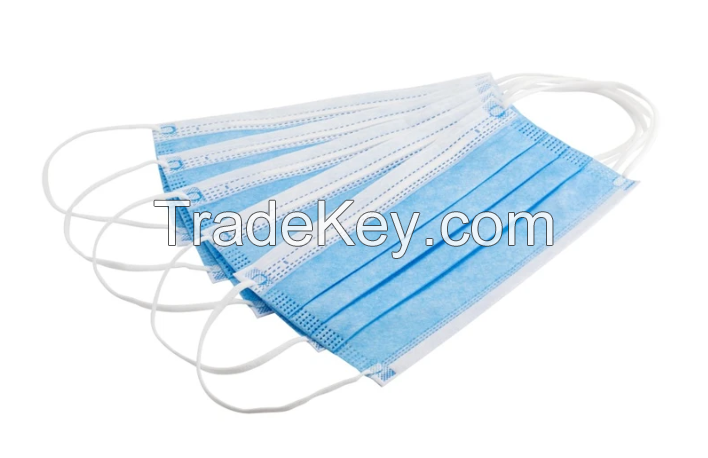 EN14683 Standard disposable 3ply earloop medical mask surgical face mask