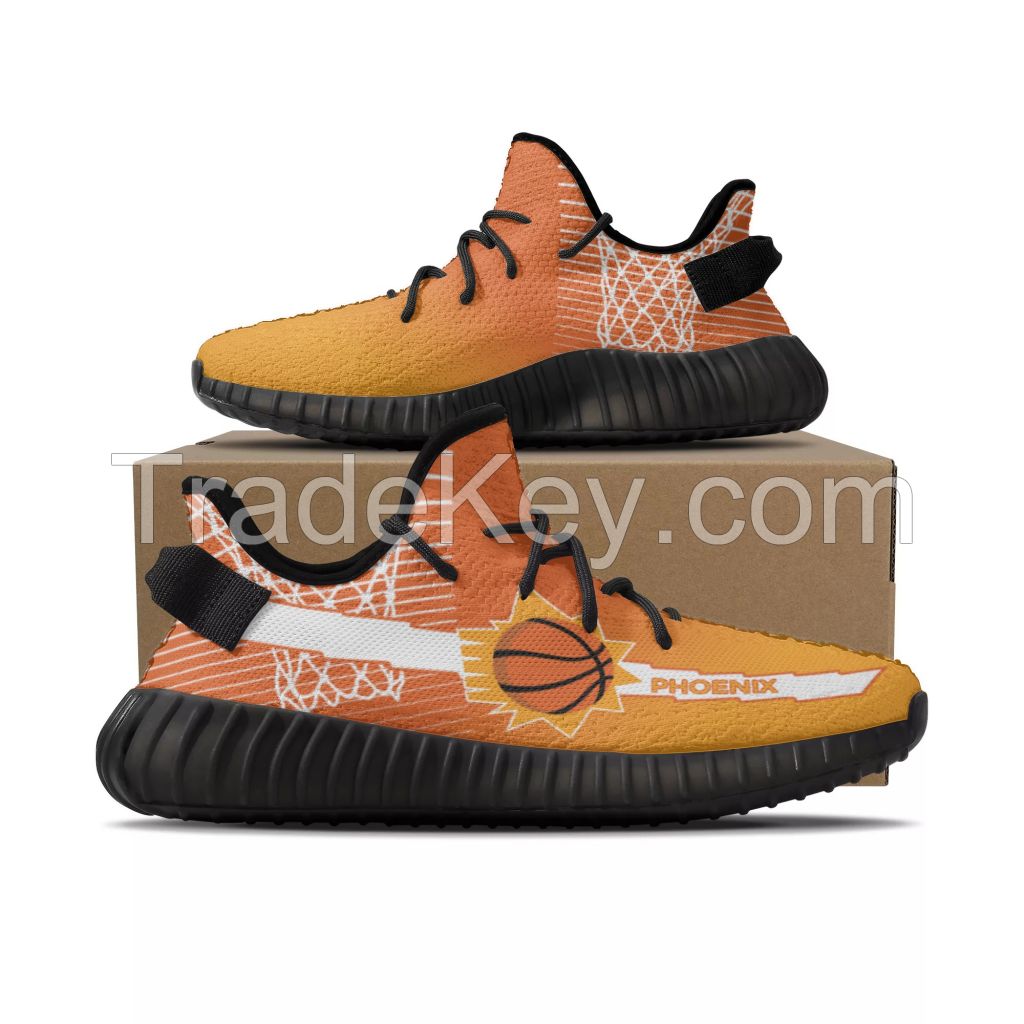 New DIY Boost yezzy 350 Stylish Graffiti Sneakers Couple Top BASF-Phoenix Suns