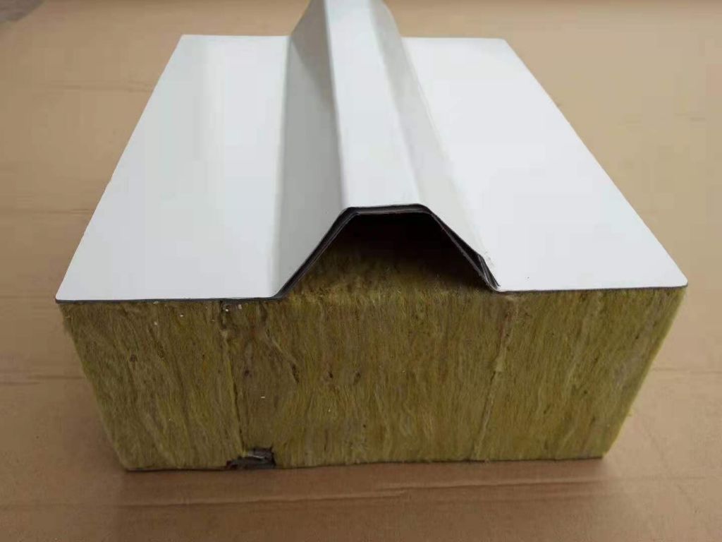 Z lock rock wool sandwich panel for roof