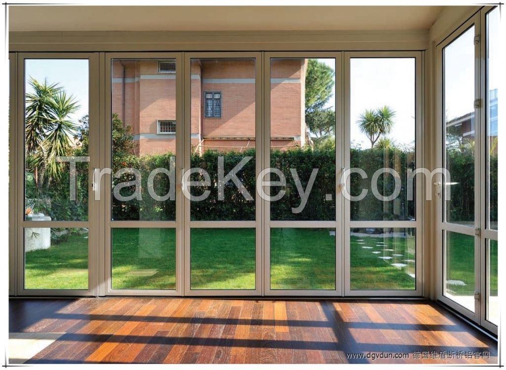 Hot sale aluminum thermal break doors