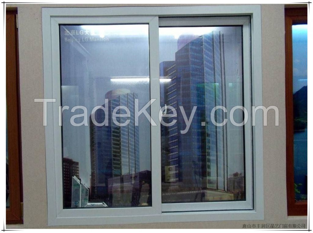 Powder coated building window