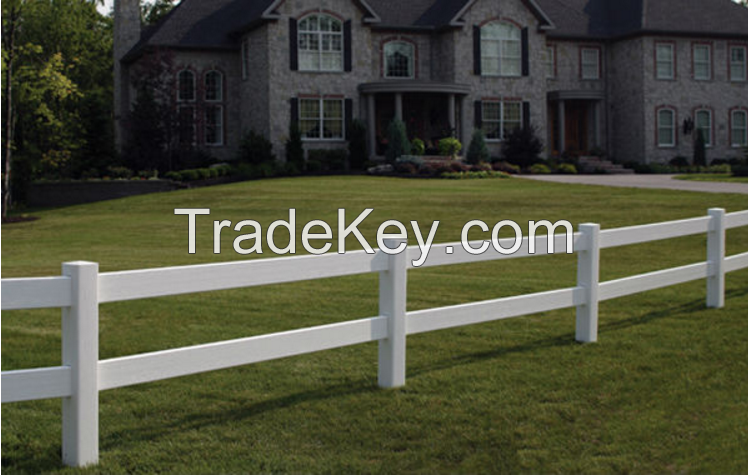 Vinyl Farm Fencing/2-Rail Horse Fence