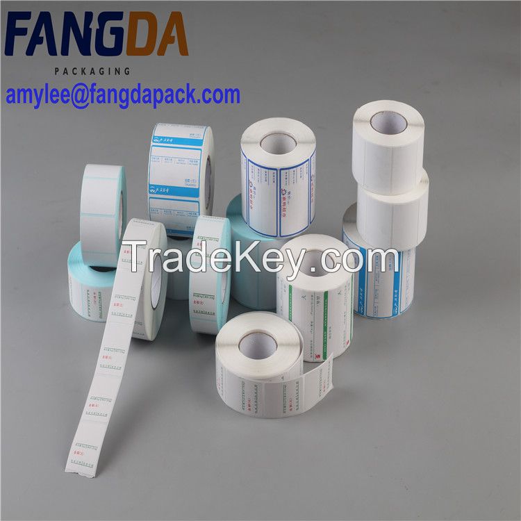 supermarket price tag self adhesive paper weight scale label roll