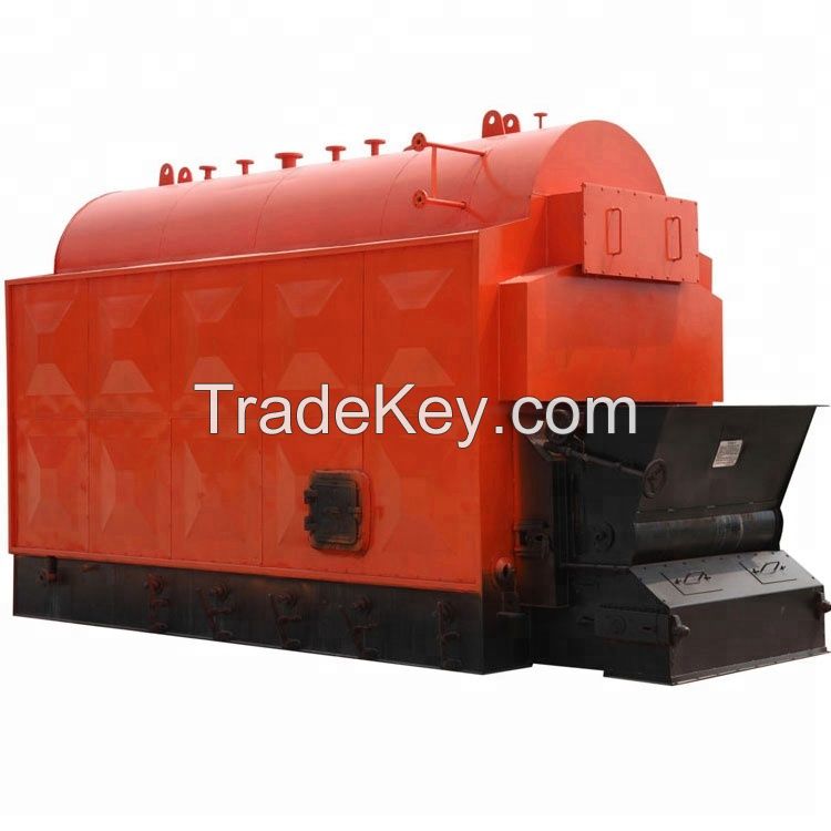 8 Ton Wood Pellet Rice Husk Fired Steam Boiler for rice mill plant