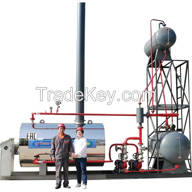 Skid-Mounted Heavy Oil Fuel Hot Oil Boiler Thermal Oil Heater for wood processing plant