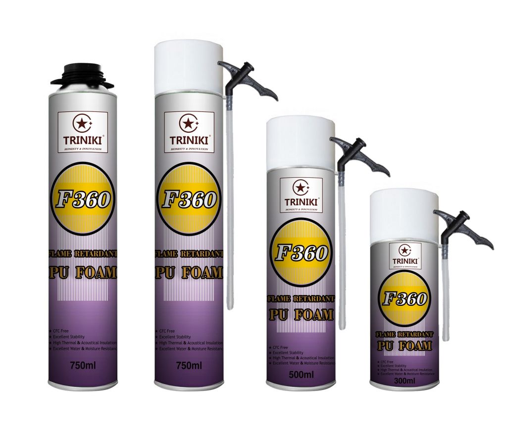 TRINIKI Pro F360 Flame Retardant PU Foam Sealant