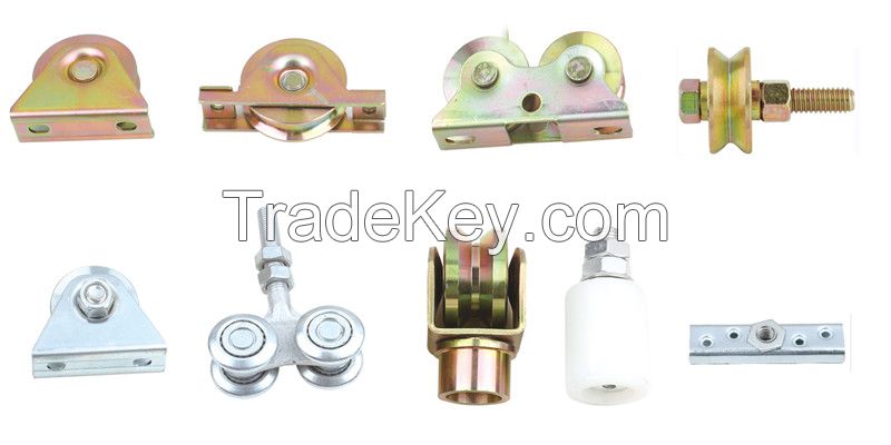 Sliding gate wheels, hanging wheels, trapezoidal wheels