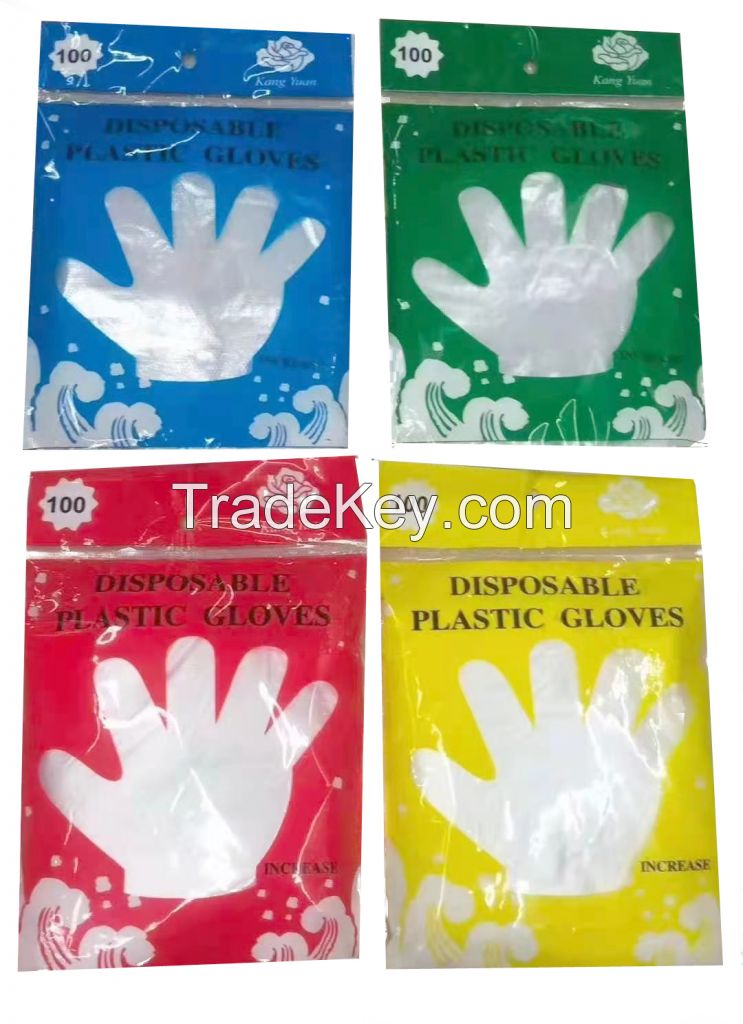 Disposable PE Gloves cheap price with good quality