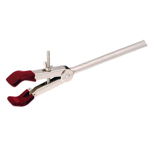 Nickel-Plated Zinc Alloy Lab 2-Prong Clamp Universal Singlel Adjustable Viny Coated Jaws