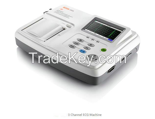 New E30 Electrocardiograph Three Channel ECG Machine with Touchscreen