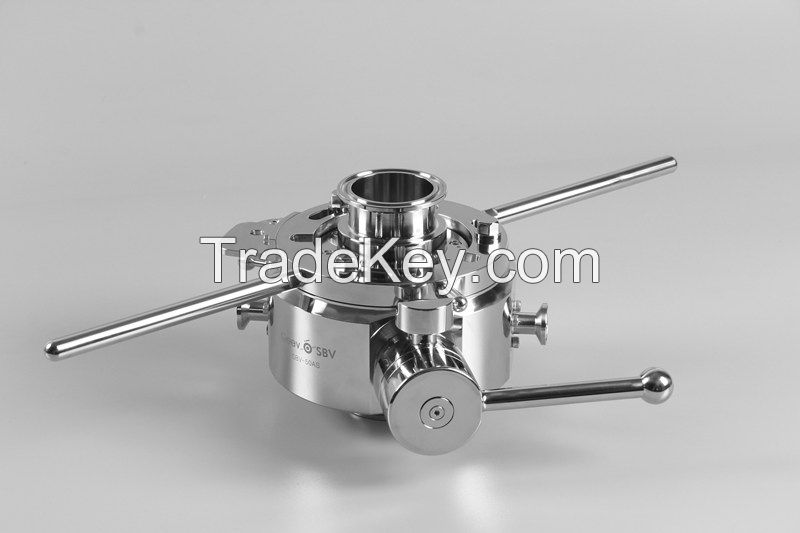 Split butterfly valve, ab valve