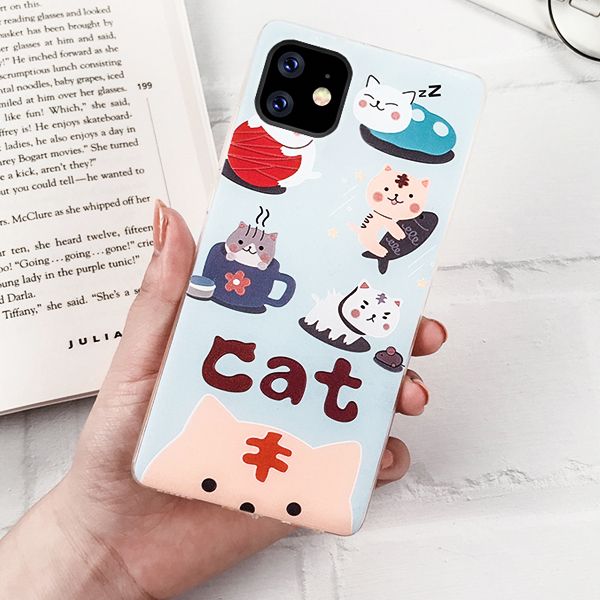 Customized print pattern Transparent TPU mobile phone case