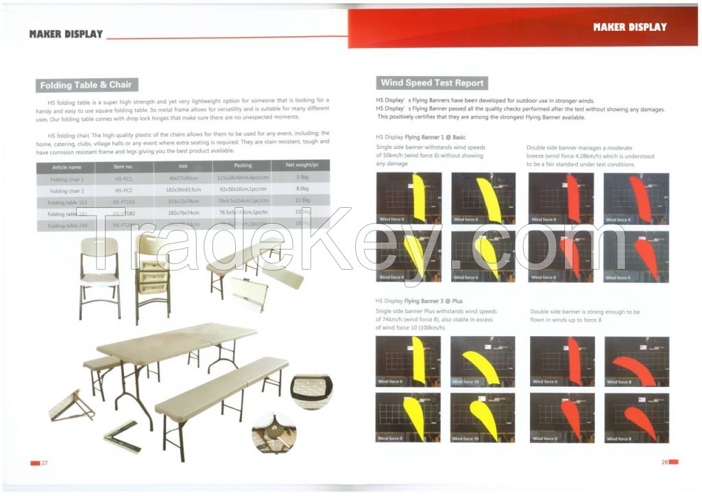 folding table