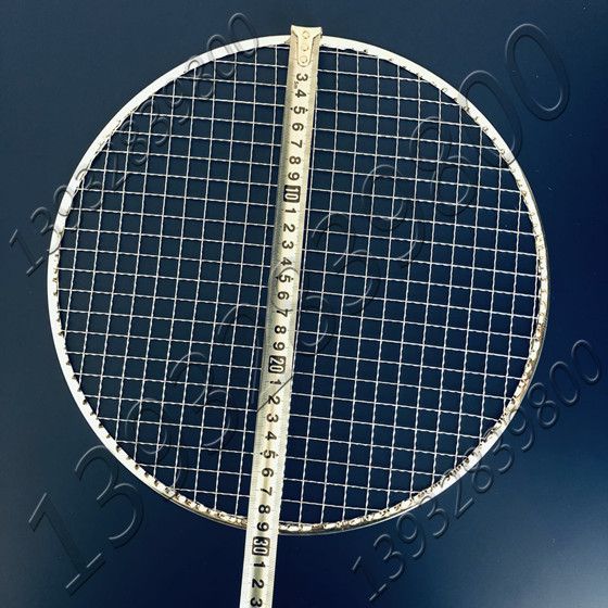 Galvanized iron wire square hole round crimped wire mesh disposable bbq grills