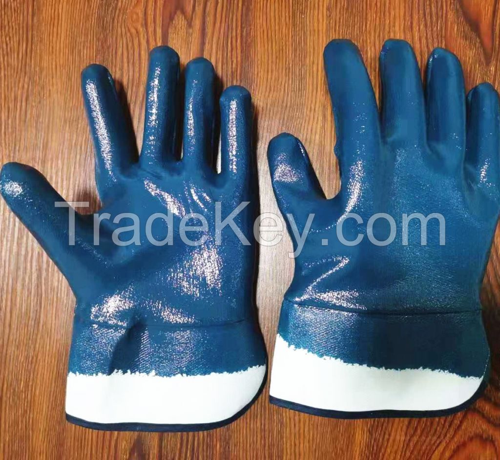 industrial protective gloves NITRILE coated gloves