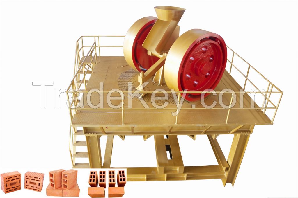 Brick Making Machine Lnj-3600 Fine Wheel Crusher Brick Machine Equipment