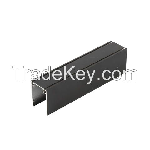 Sectional garage door accessories aluminum profile for top and bottom profile