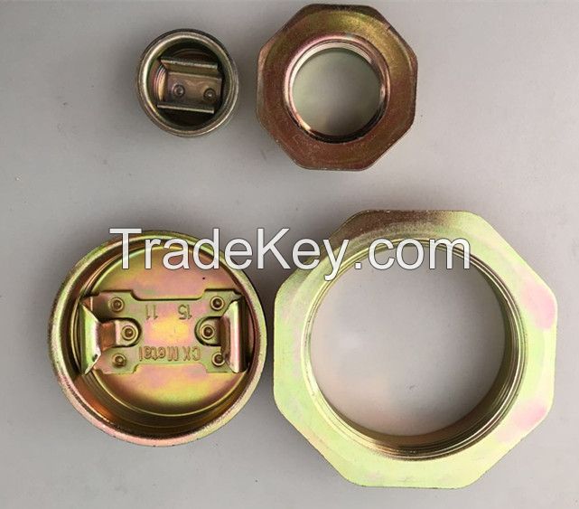 drum closure, flange and plug