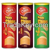 Pringles Style Stackable Potato Crisps