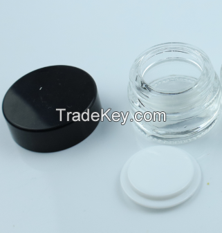 SH-GOO1: GLASS JAR FOR EYESHADOW/EYELINER 5G