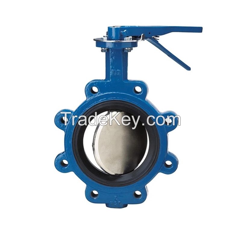 Sell 150 Class EPDM Semi Lug Type Soft Seated Butterfly Manual Valve