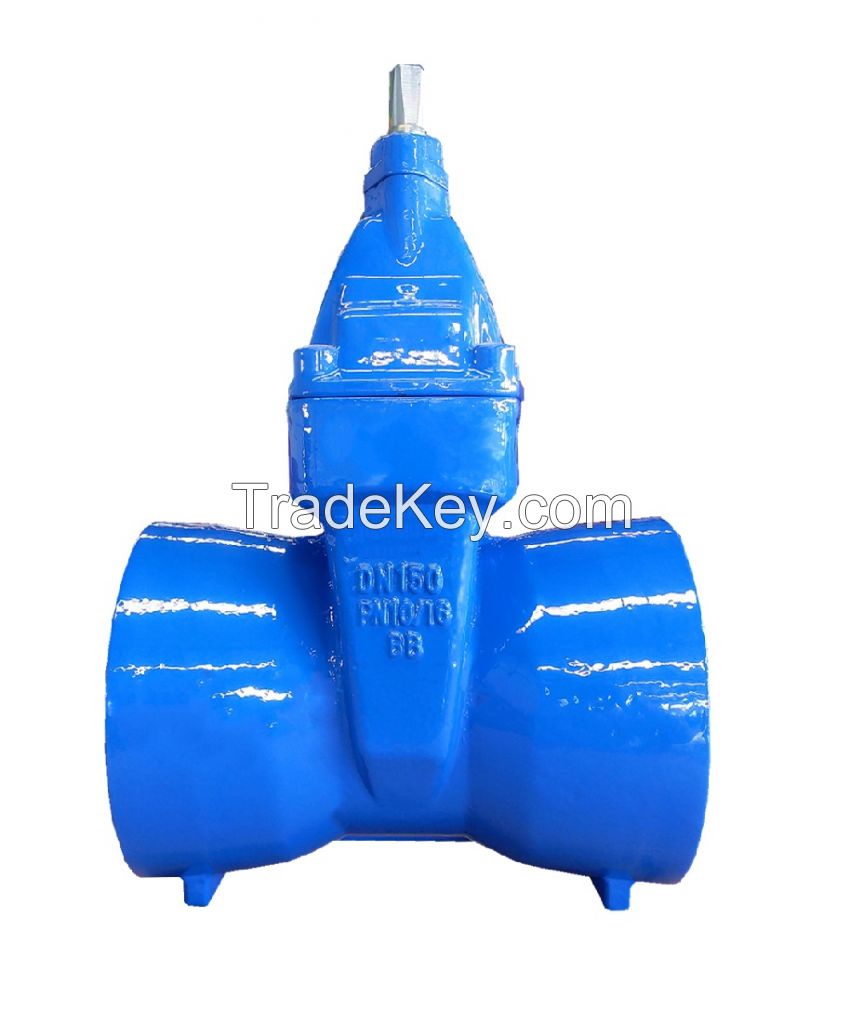 Sell Socket End Resilient Seated Ductile Iron GGG40/50 Gate Valve For DI Pipe