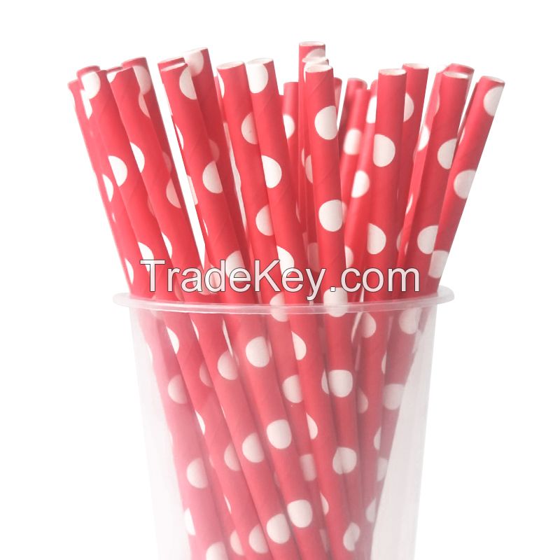 Best Sellers Beautiful Flower Cheap Wedding Paper Drinking Straw Packing