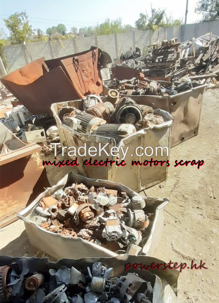 Mixed electric motor scrap