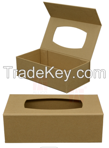 Factory Wholesale Custom Printing Cardboard Cardboard Magnetic Folding Paper Tissue Box