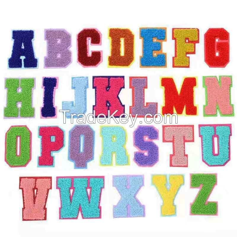 CNL071 chenille letters, chenille badges, chenille name badges