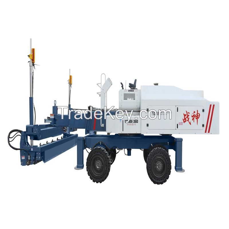 TELESCOPIC BOOM CONCRETE LASER SCREED MACHINE