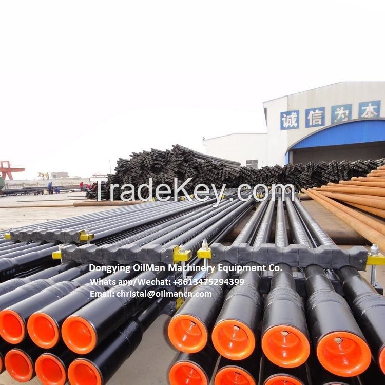 Oil and Gas API 5DP Steel Drill Pipe Grade E75, G105, S135 Drill Rod, Oil Drilling Pipe