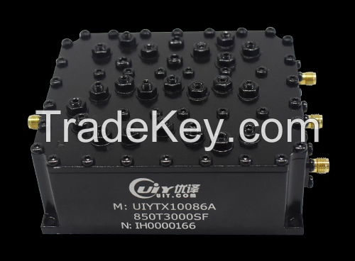 Low PIM Low VSWR RF Triplexer, Cavity Triplexer, telecom parts for 3G 4G 5G BTS, Node B