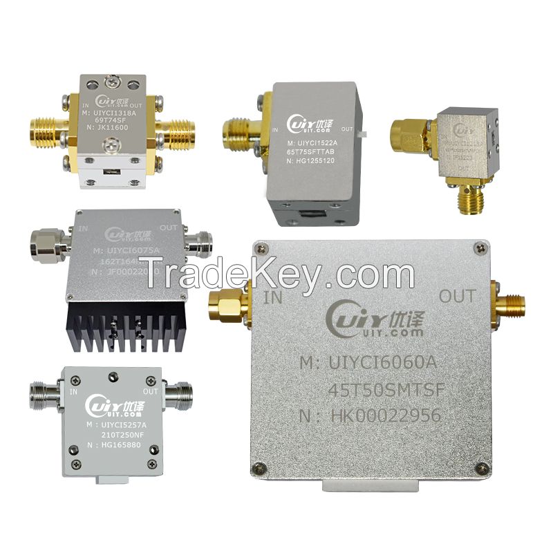 RF Isolator, Coaxial Isolator, for 3G 4G 5G, GSM CDMA LTE NR, Radar, Satellite, Aerospace, Wireless infrastructure, Power Amplifier