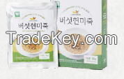 Organic mushroom brown rice porridge