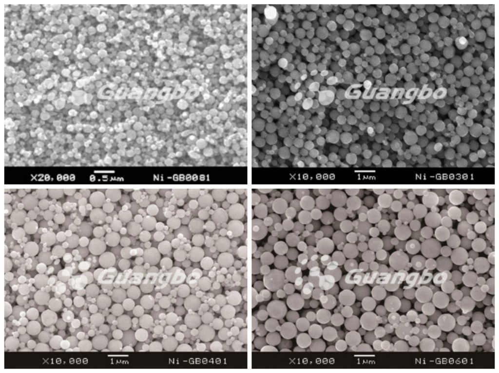 Spherical nickel powder for MLCC