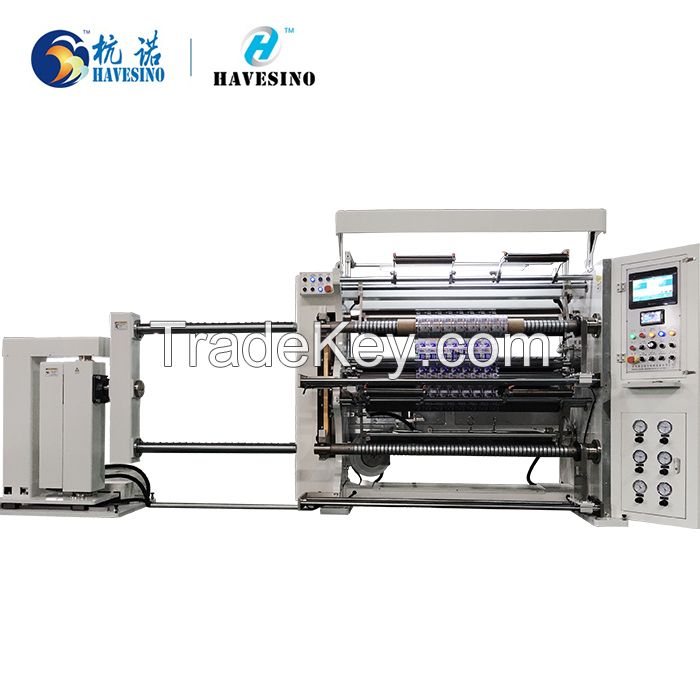 Polyolefin shrink films  slitting and rewinding machine