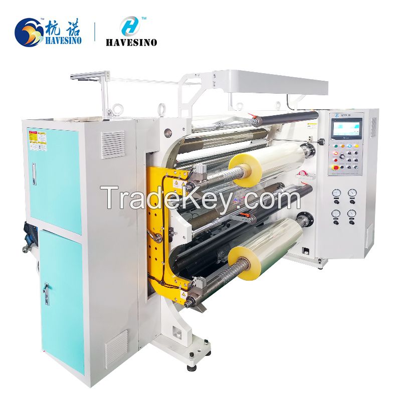 Thermal film cutting and rewinding  machine