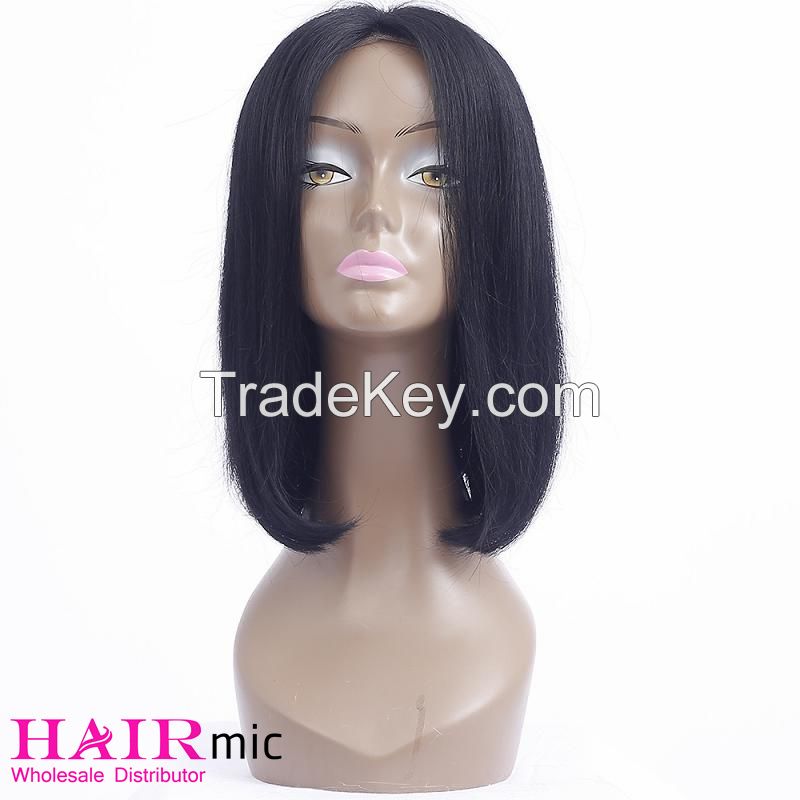 Black High Ending HD Bob Wig with Factory Price