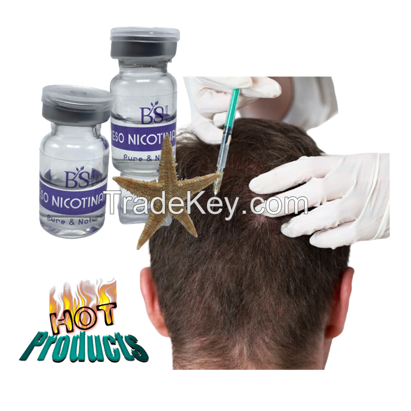 No Needle Mesogun Anti Hair Loss Ampoule 5ml Mesotherapy Solution hair growth solution