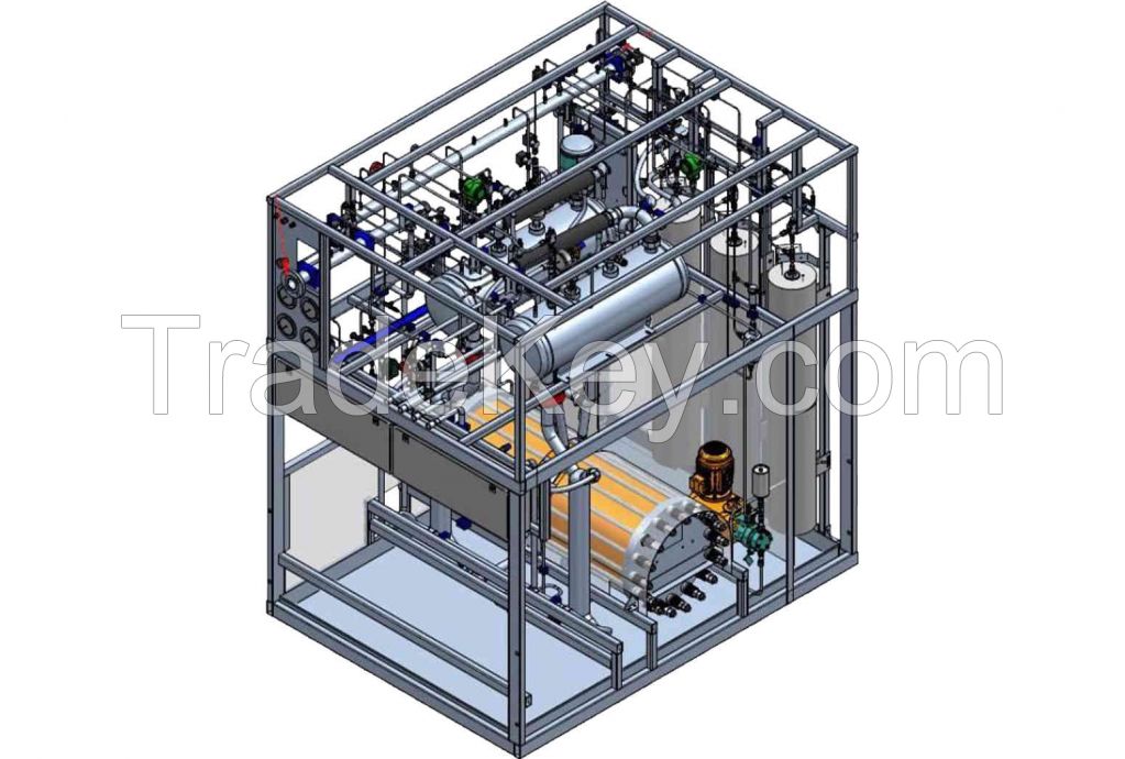 Hydrogen gas generator by water electrolysis for weather sounding balloons / alkaline electrolyser