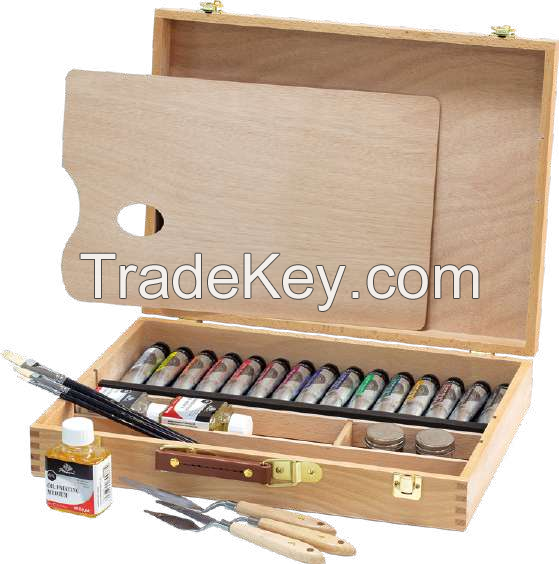 Sell Oil Paint 15 x 50ml art set with Medium Brush knives Palette Phoenix OEM