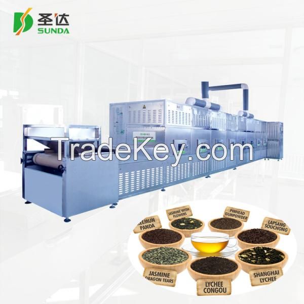 Microwave drying puffing quipment/sunflower seeds roasting drying machine