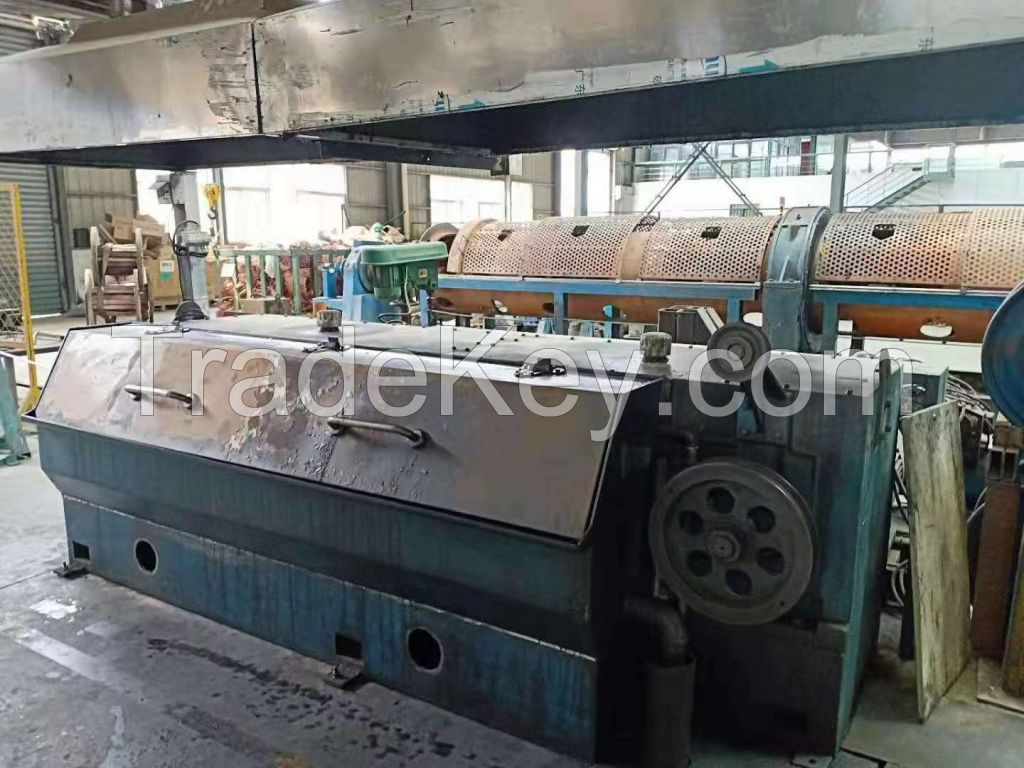 second hand 13 die aluminum rod wire drawing machine/ aluminum rod breakdown machine