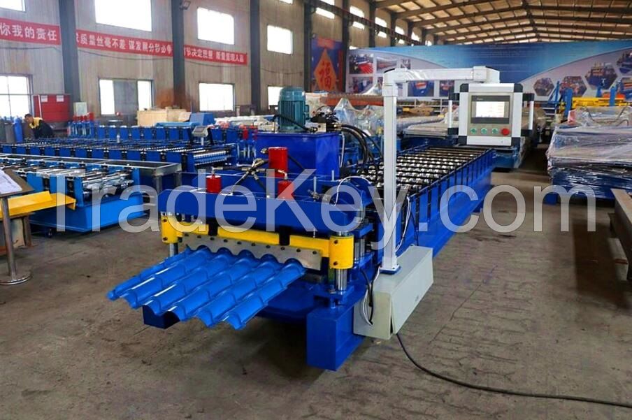 Steel Glazed Roof Tile Making Machine