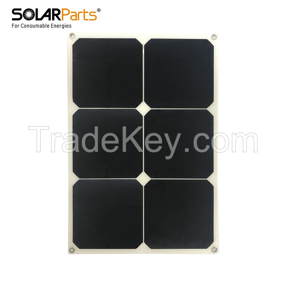 Solarparts 3V20W ETFE Semi Flexible Solar Panel For Outdoor